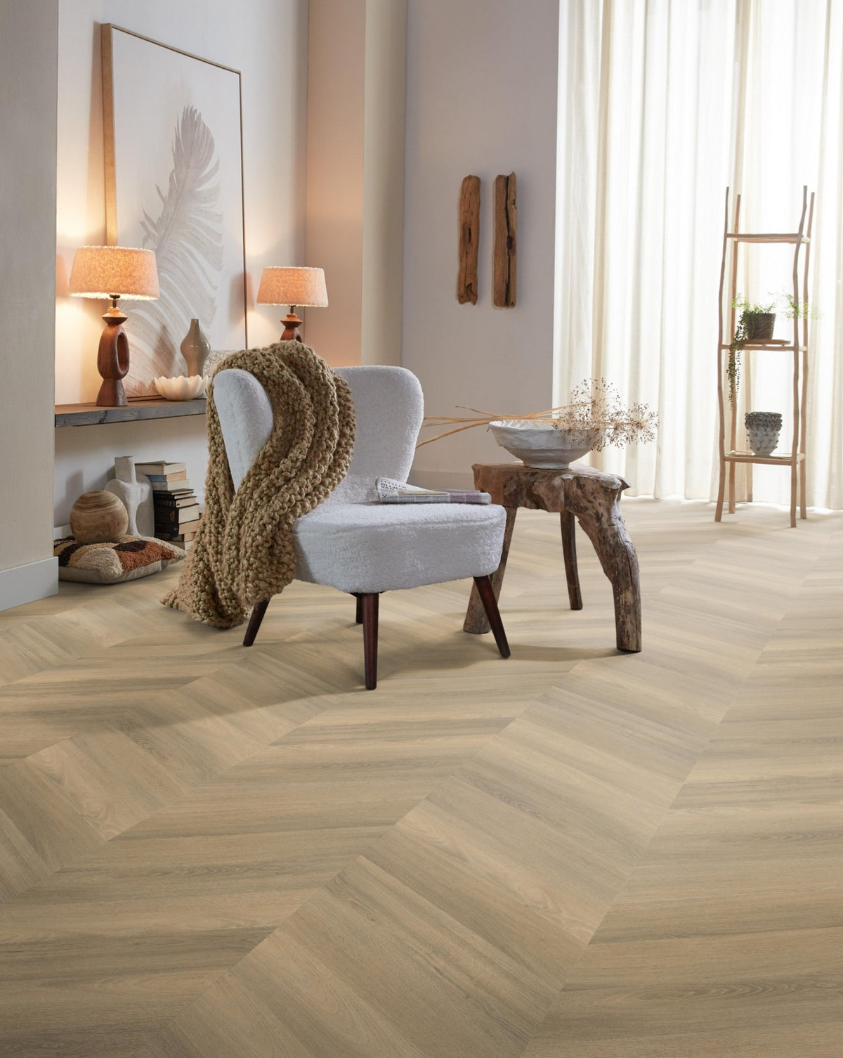 Spigato Avanto hongaarse punt dryback natural sfeer