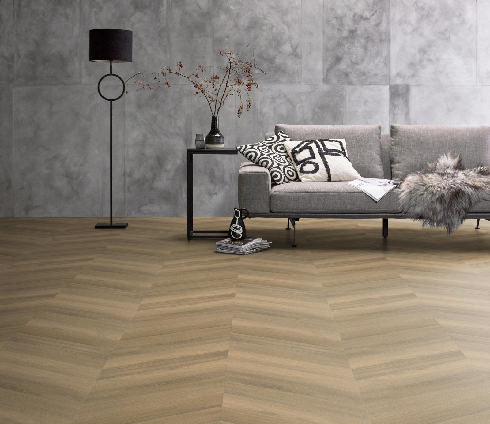 Spigato Avanto hongaarse punt dryback natural sfeer