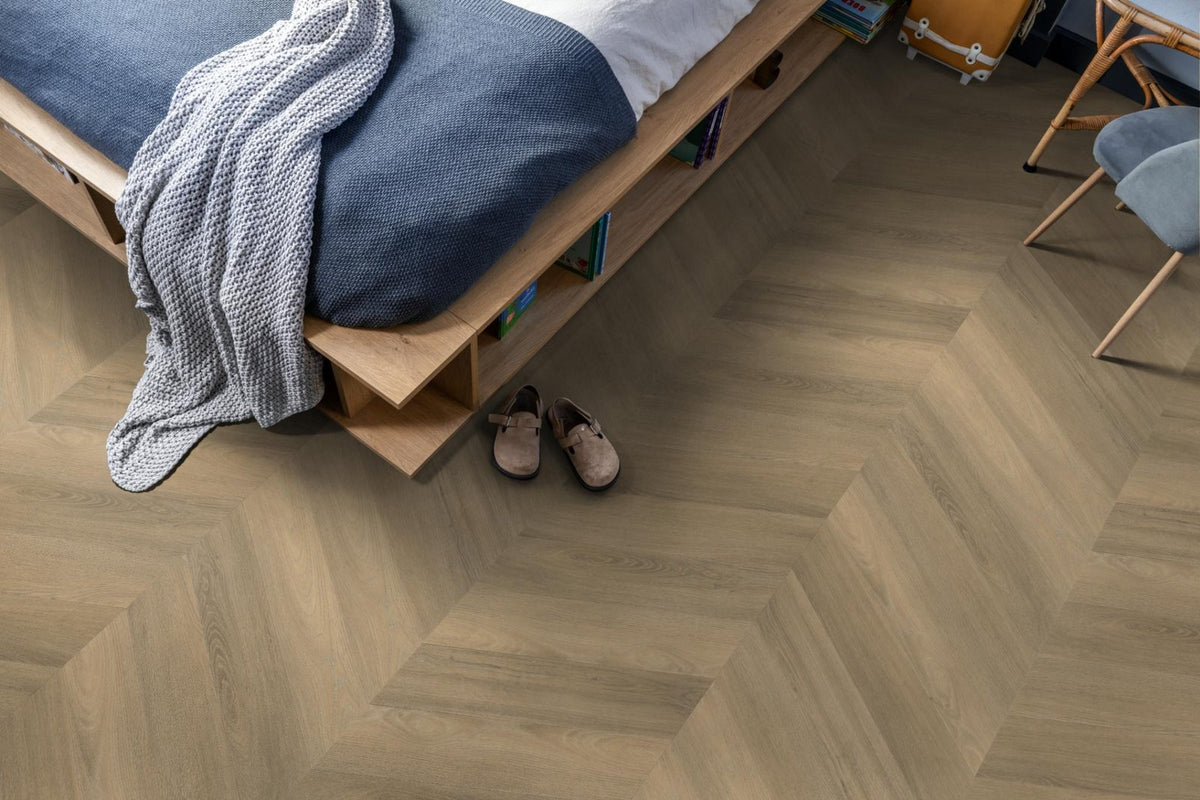Spigato Avanto hongaarse punt dryback natural sfeer