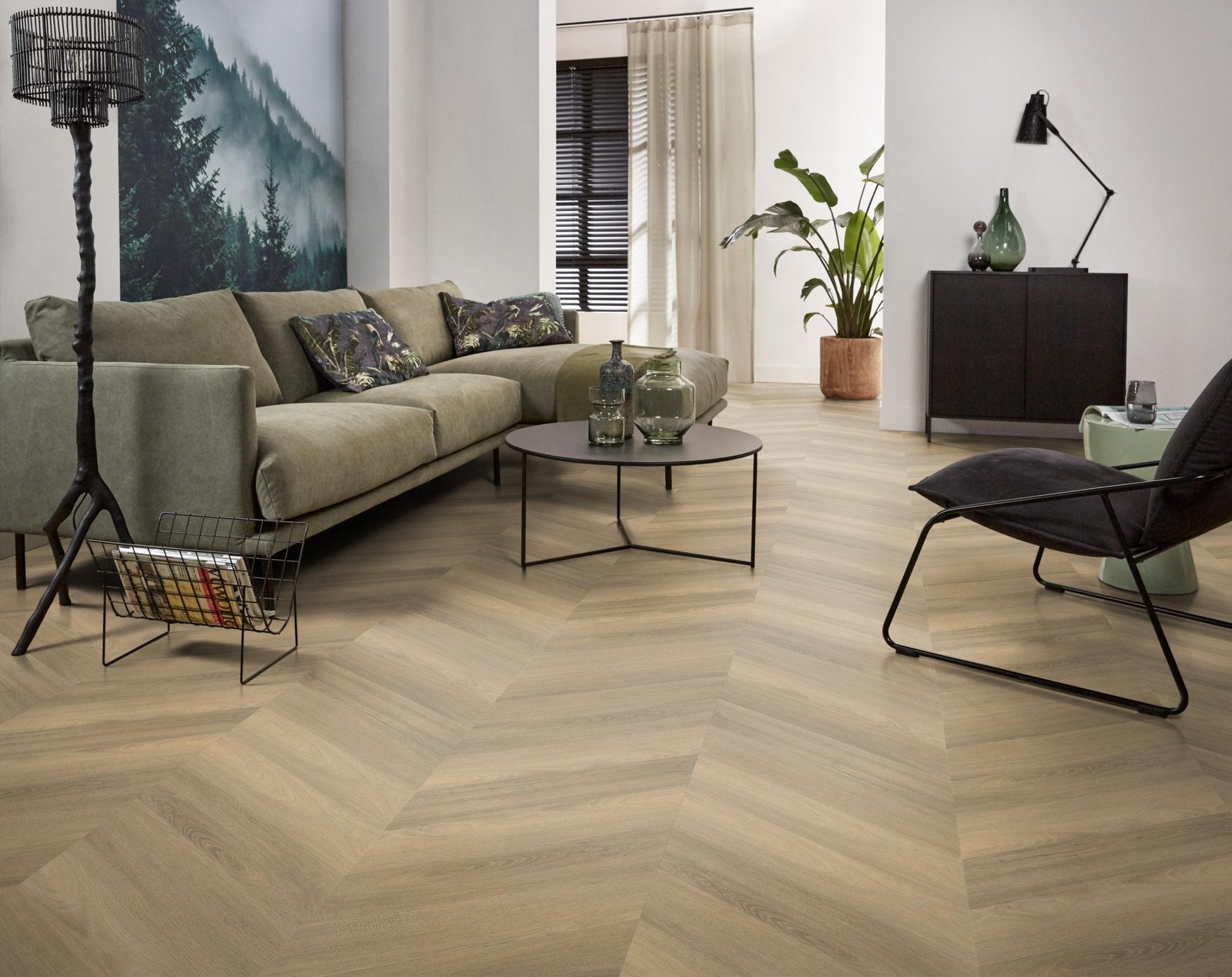 Spigato Avanto hongaarse punt dryback natural sfeer