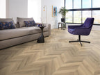 Spigato Avanto hongaarse punt dryback beige sfeer