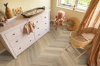 Spigato Avanto hongaarse punt dryback beige sfeer