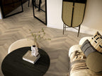Spigato Avanto hongaarse punt dryback beige sfeer