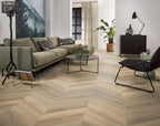 Spigato Avanto hongaarse punt dryback beige sfeer