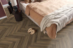 Spigato Avanto visgraat dryback warm brown sfeer