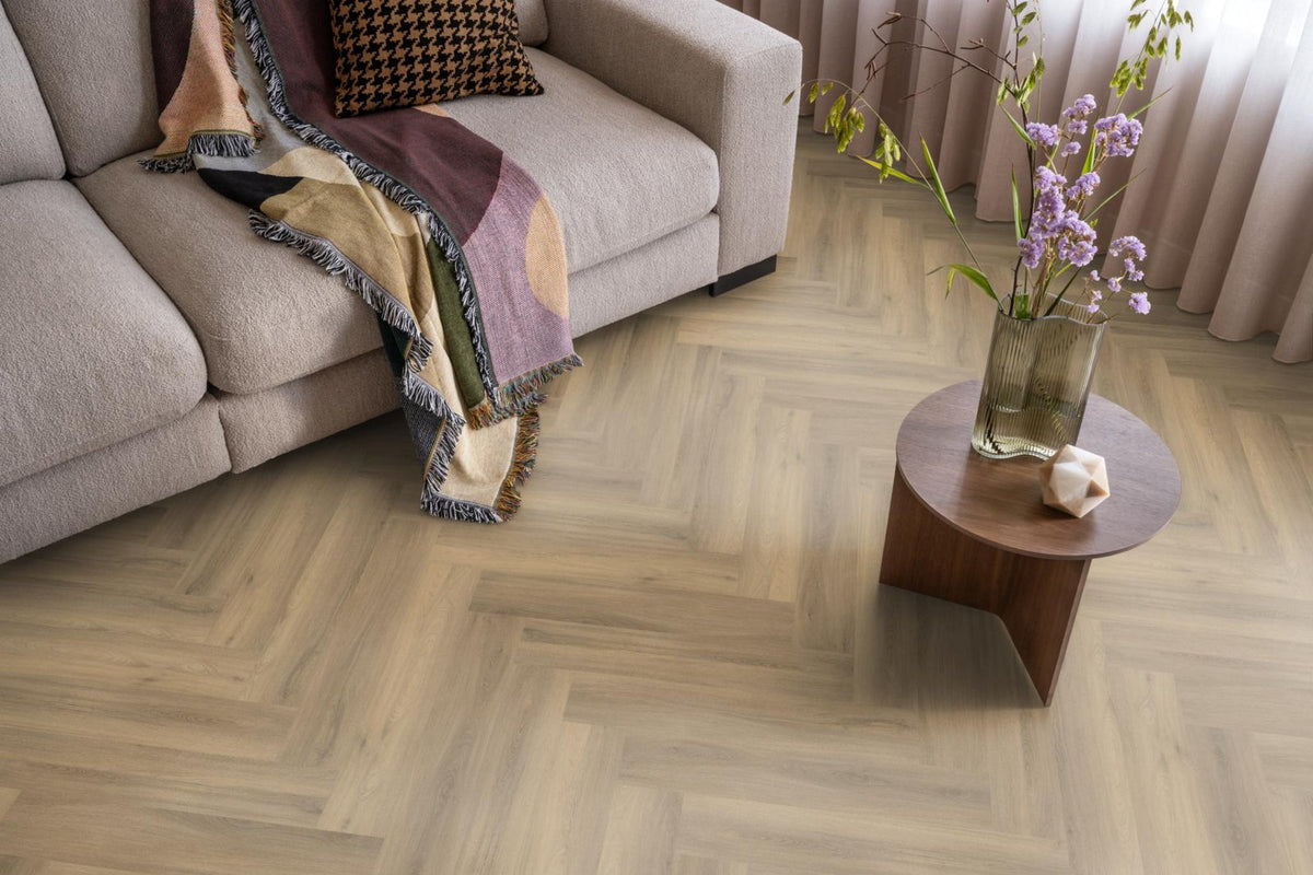Spigato Avanto visgraat dryback natural sfeer