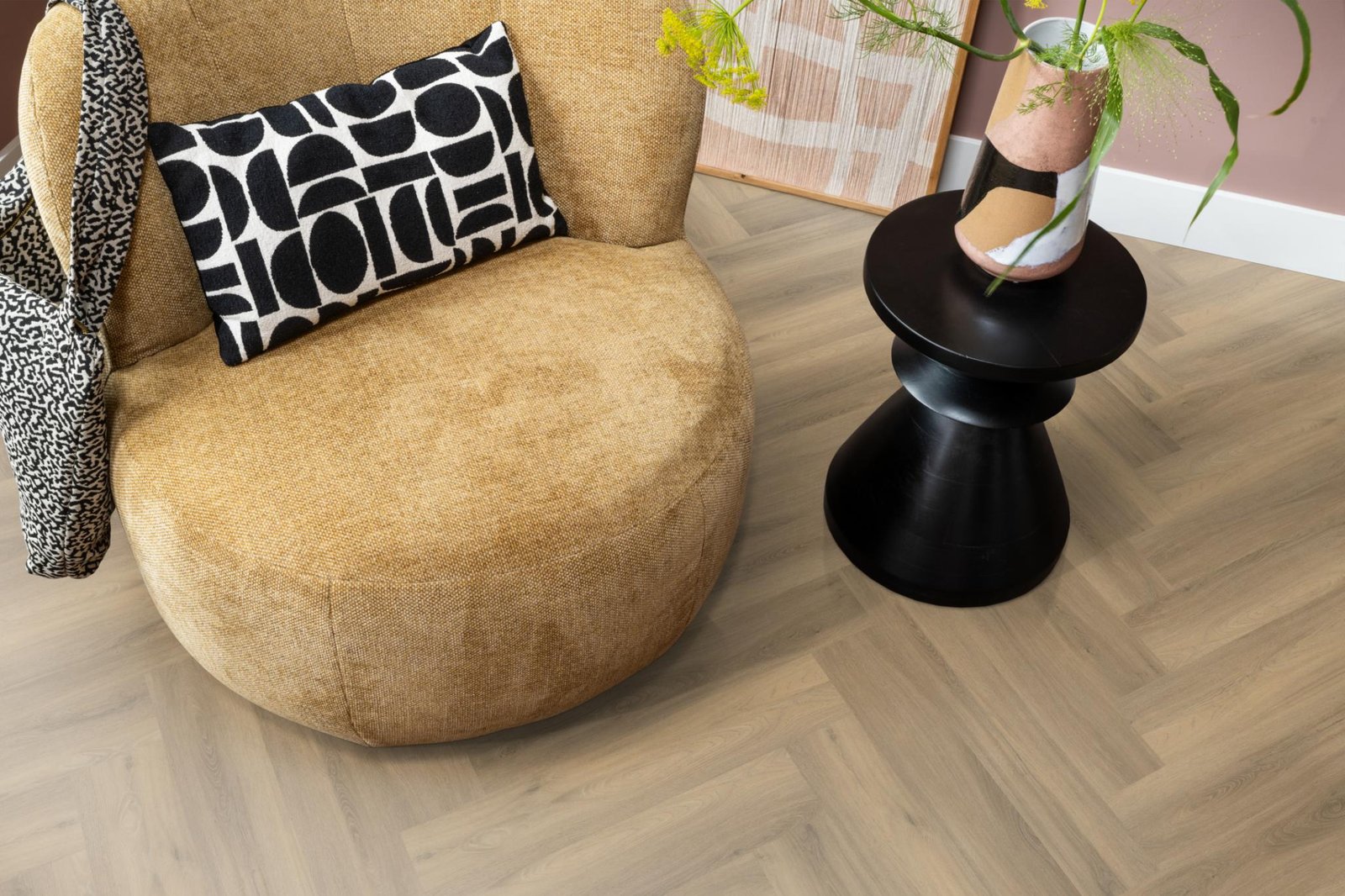 Spigato Avanto visgraat dryback natural sfeer