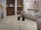 Spigato Avanto visgraat dryback grey sfeer