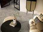 Spigato Avanto visgraat dryback grey sfeer
