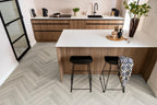 Spigato Avanto visgraat dryback grey sfeer