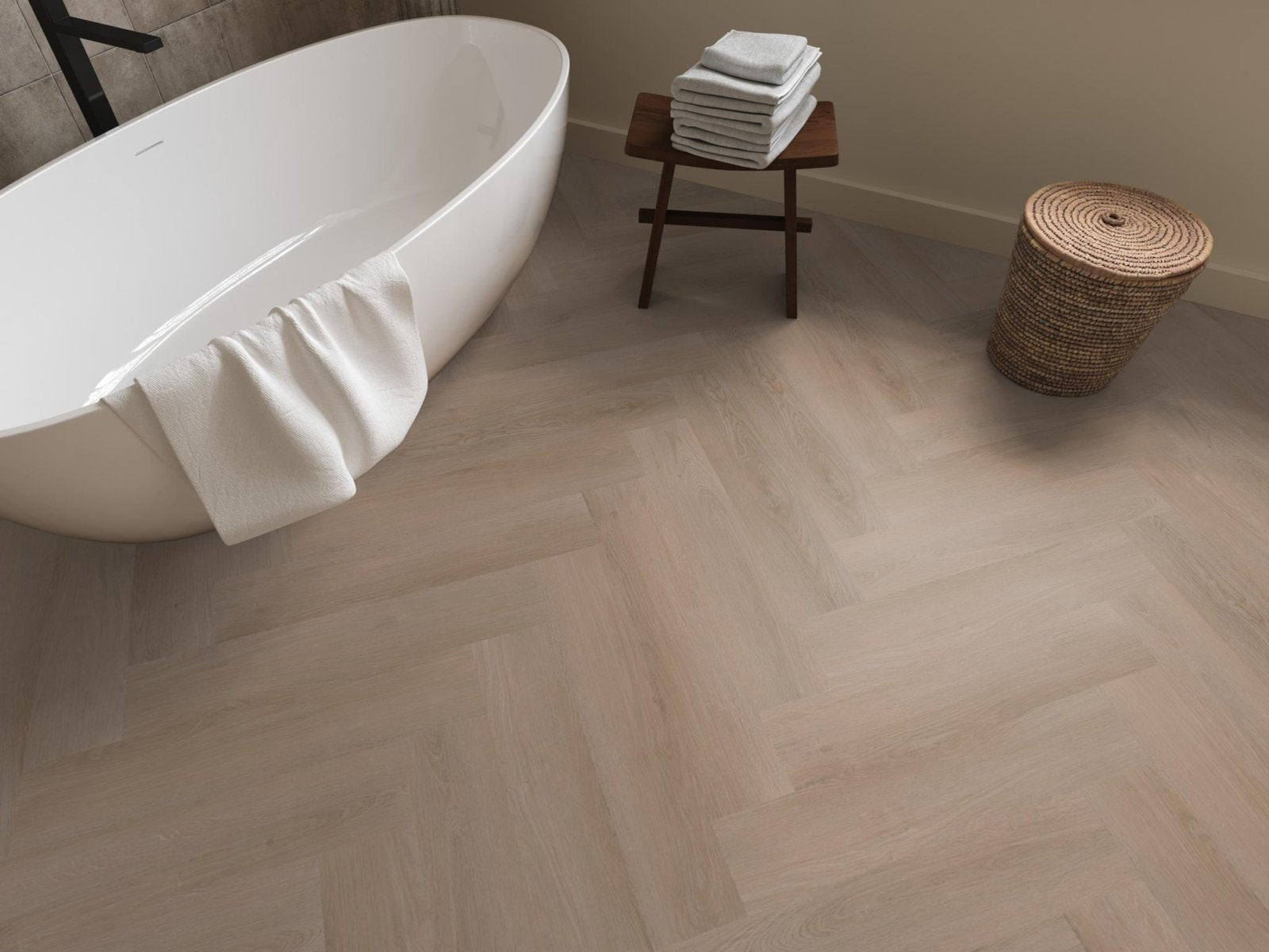 Spigato Navaro visgraat dryback dark oak sfeer