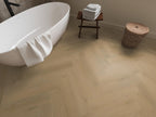 Spigato Navaro visgraat dryback light oak sfeer