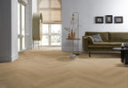 Spigato Navaro visgraat dryback light oak sfeer
