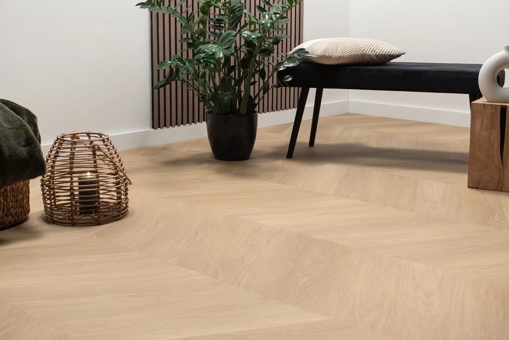 Floer Hongaarse Punt PVC – Natuur Eiken