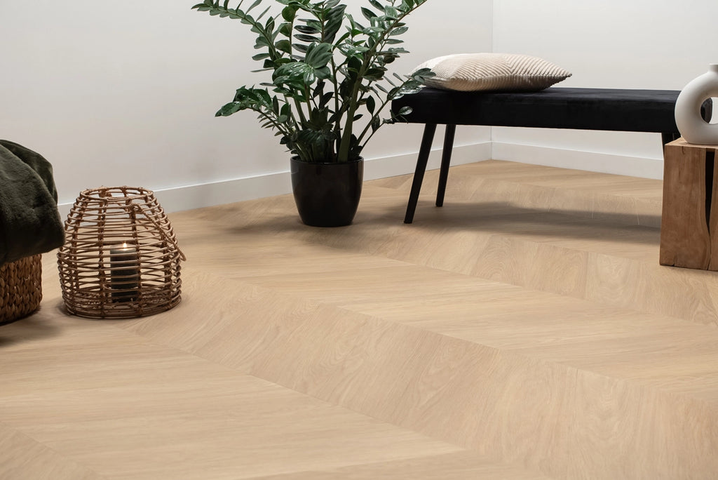 Floer Hongaarse Punt PVC – Natuur Eiken