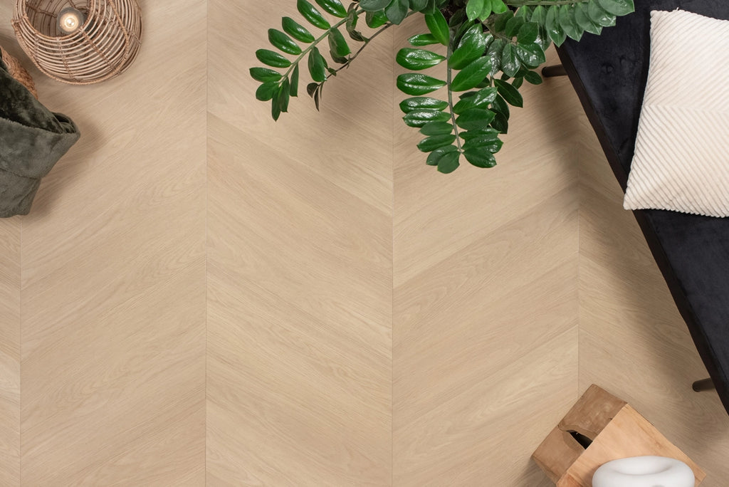 Floer Hongaarse Punt PVC – Natuur Eiken