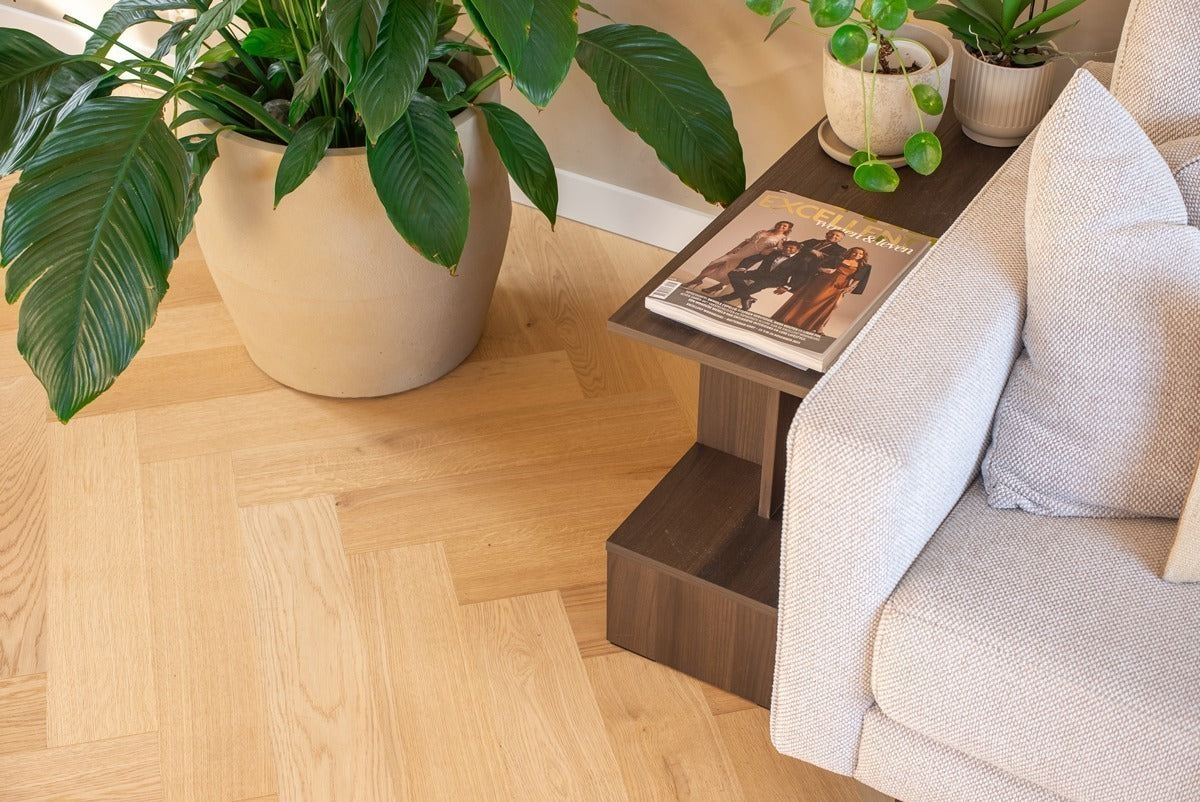 Floer Hybride Hout - Natuur Eiken Visgraat