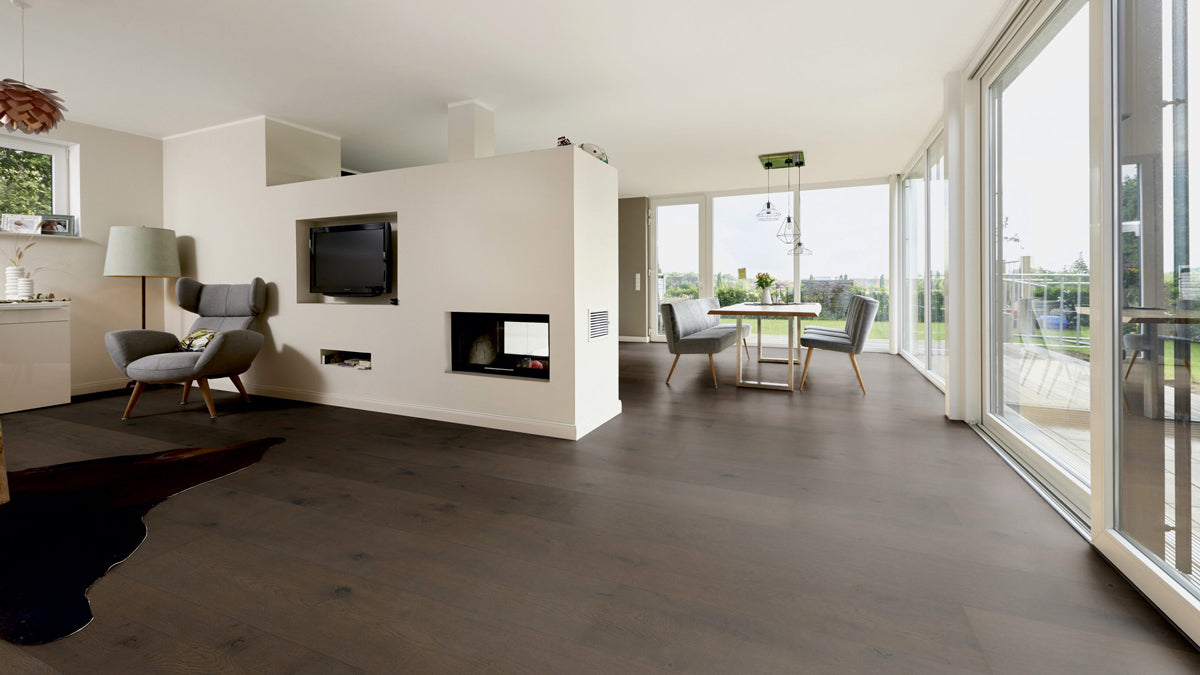 Floer Hybride Hout - Zwart Eiken Rustiek