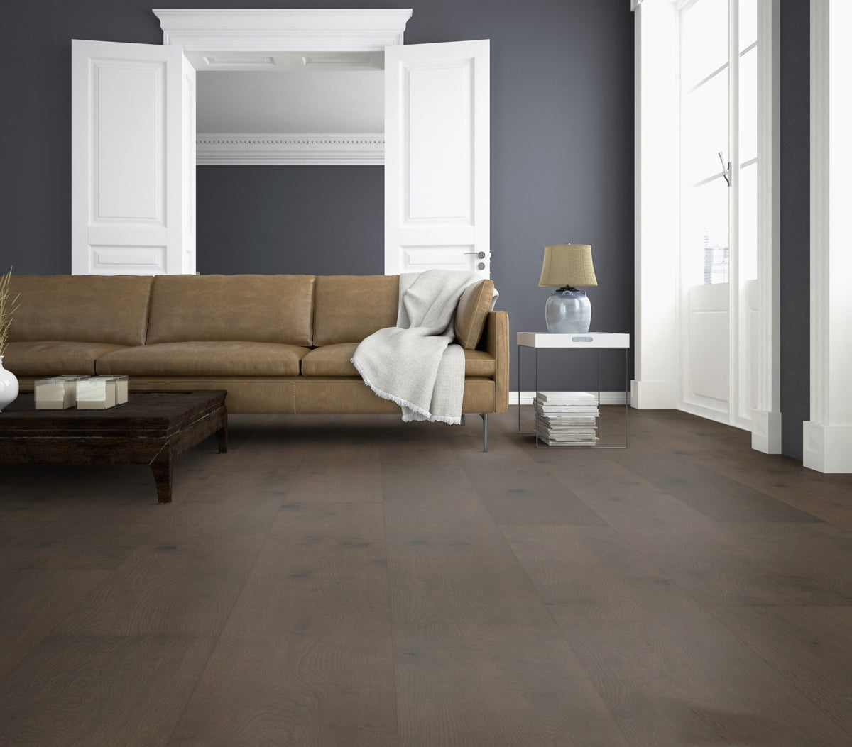 Floer Hybride Hout - Zwart Eiken Rustiek