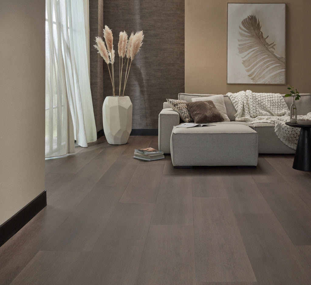 Floer Landhuis Click PVC - Donkere Eik