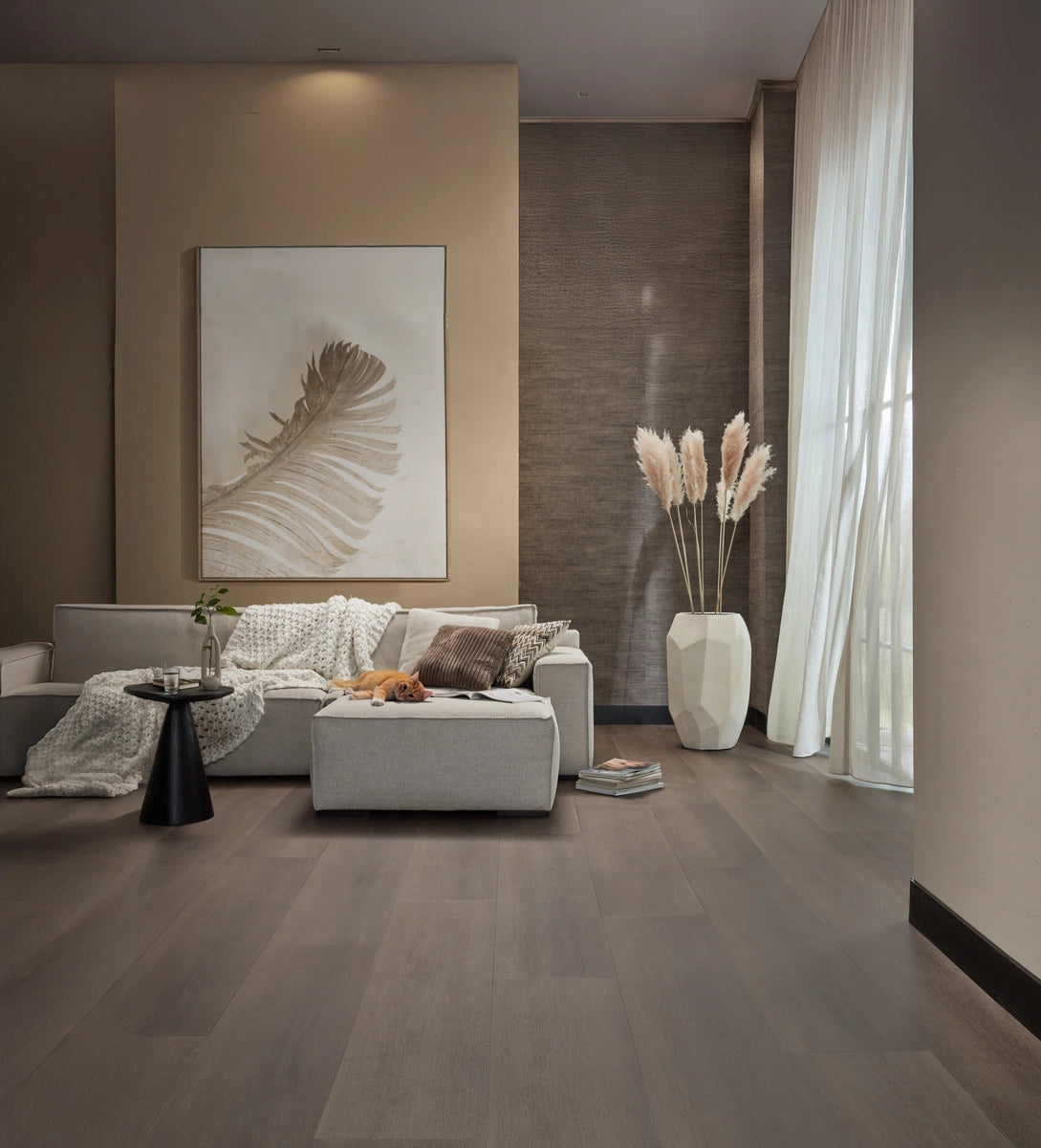 Floer Landhuis PVC - Donkere Eik