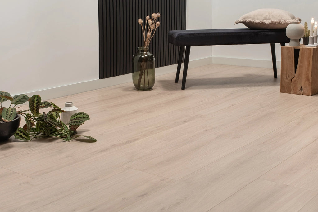 Floer Hybride Laminaat Steden - Waterford Witbeige Eiken