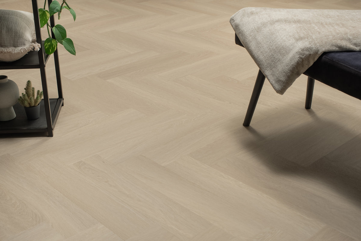 Floer Visgraat Click PVC - Beige Eiken