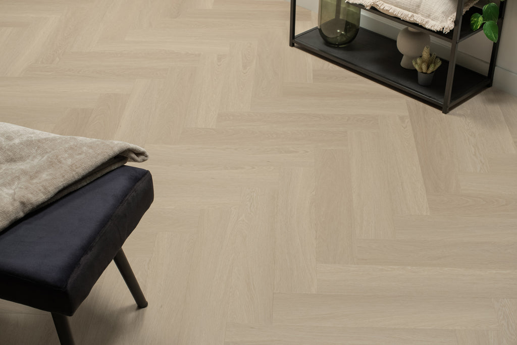 Floer Visgraat Click PVC - Beige Eiken