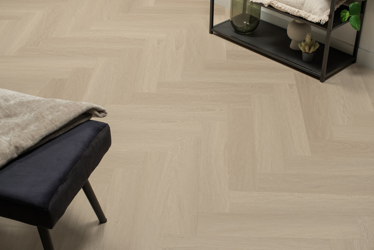 Floer Visgraat Click PVC - Beige Eiken
