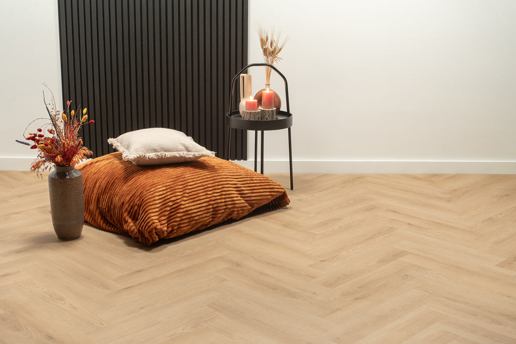 Floer Visgraat Click PVC - Natuur Eiken