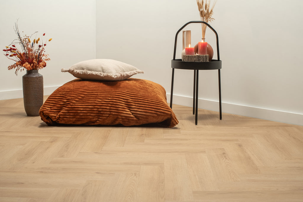 Floer Visgraat Click PVC - Natuur Eiken
