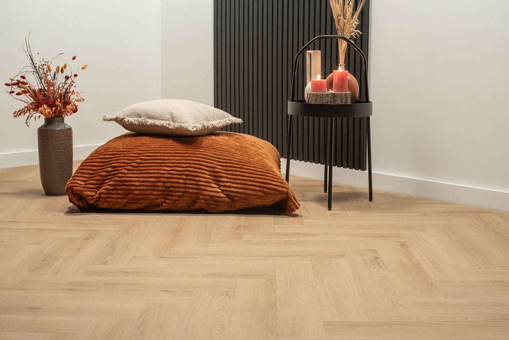 Floer Visgraat Click PVC - Natuur Eiken