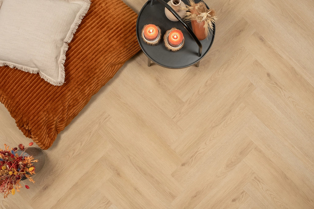Floer Visgraat Click PVC - Natuur Eiken