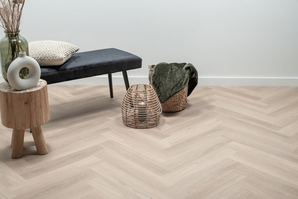 Floer Visgraat Click PVC - Puur Eiken