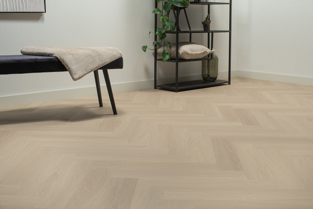 Floer Visgraat PVC - Beige Eiken