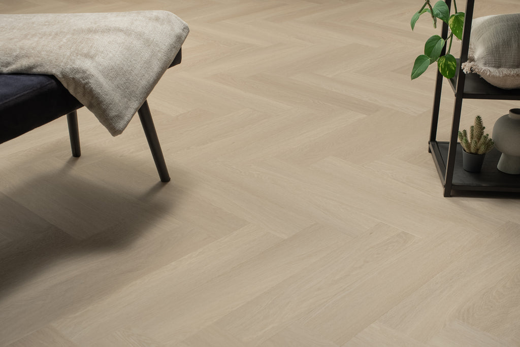 Floer Visgraat PVC - Beige Eiken