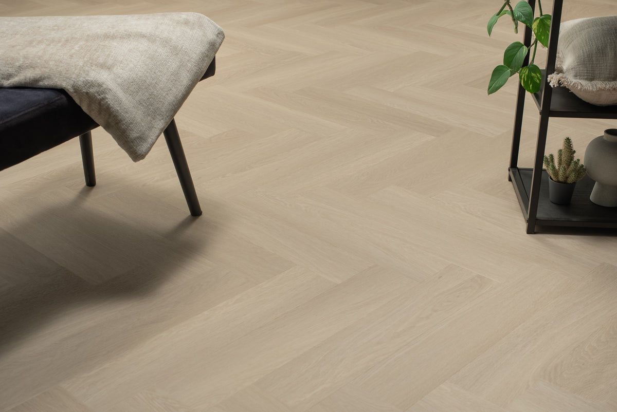 Floer Visgraat PVC - Beige Eiken