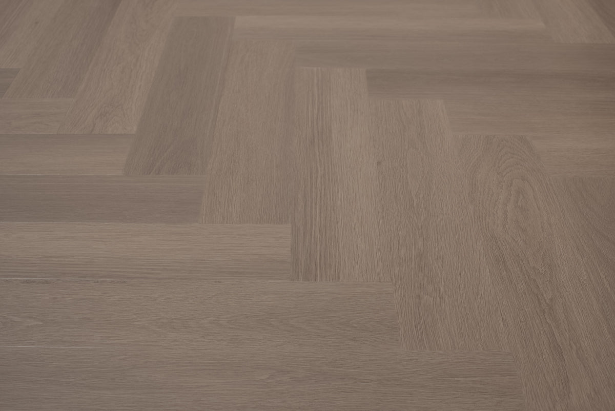 Floer Visgraat PVC - Greige Eiken