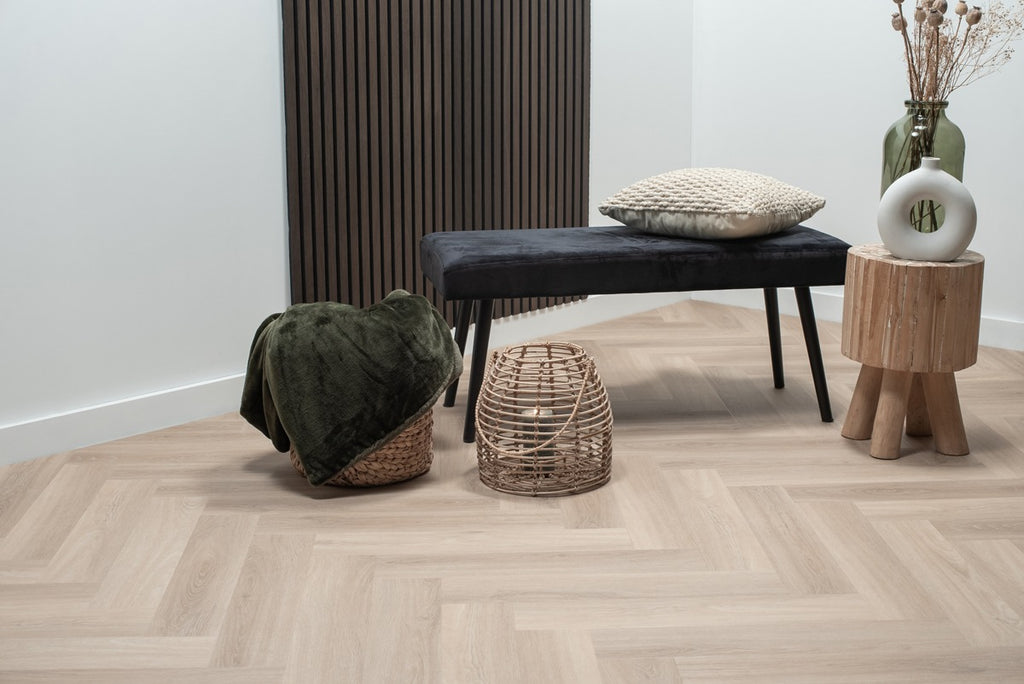 Floer Visgraat PVC - Puur Eiken