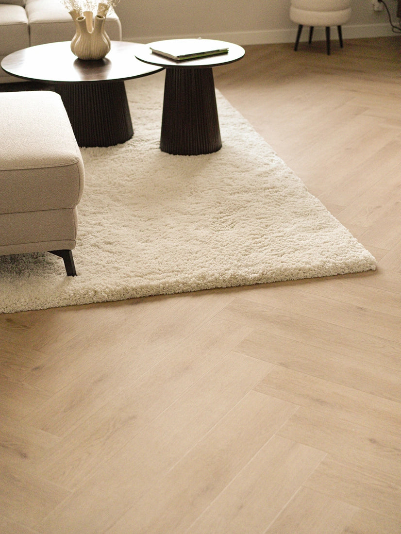 Floer Walvisgraat Click PVC - Bryde Bruin