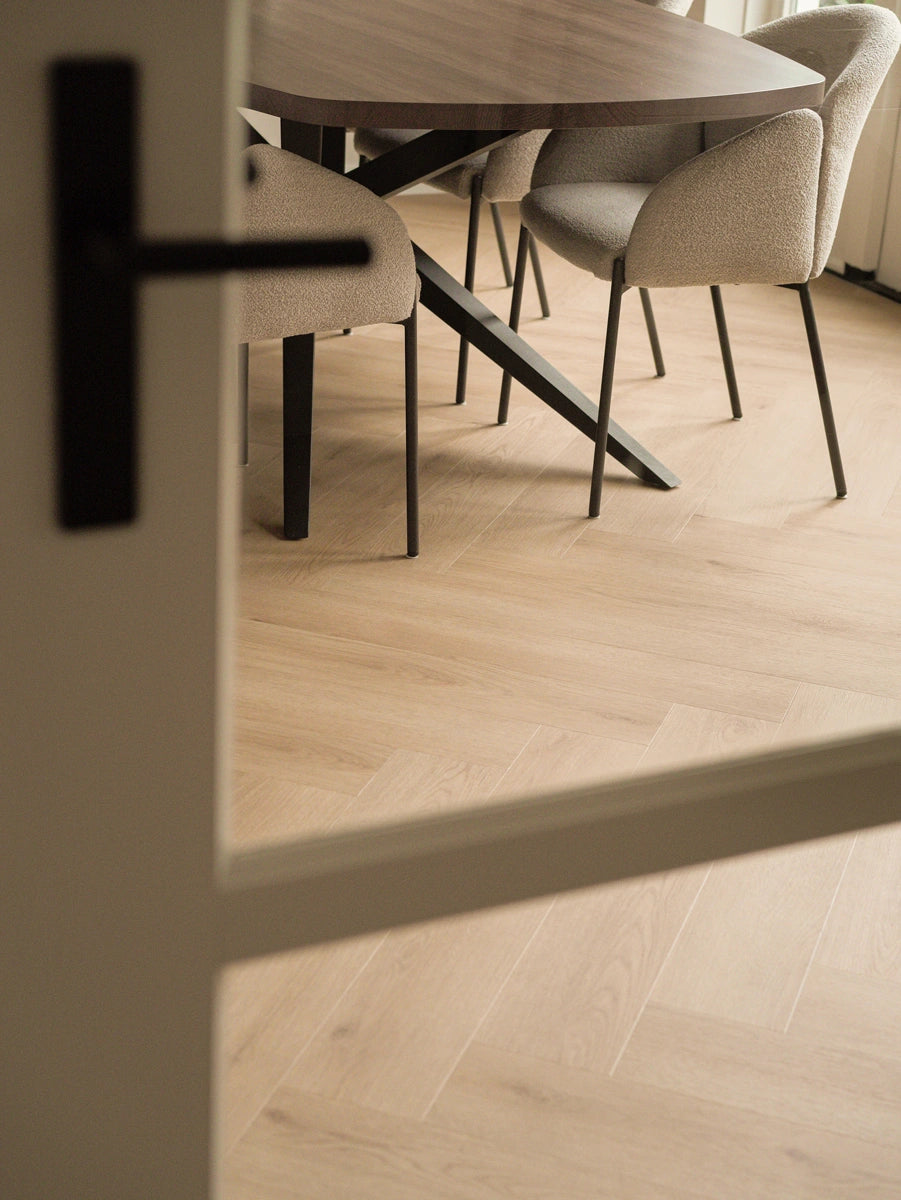 Floer Walvisgraat Click PVC - Bryde Bruin