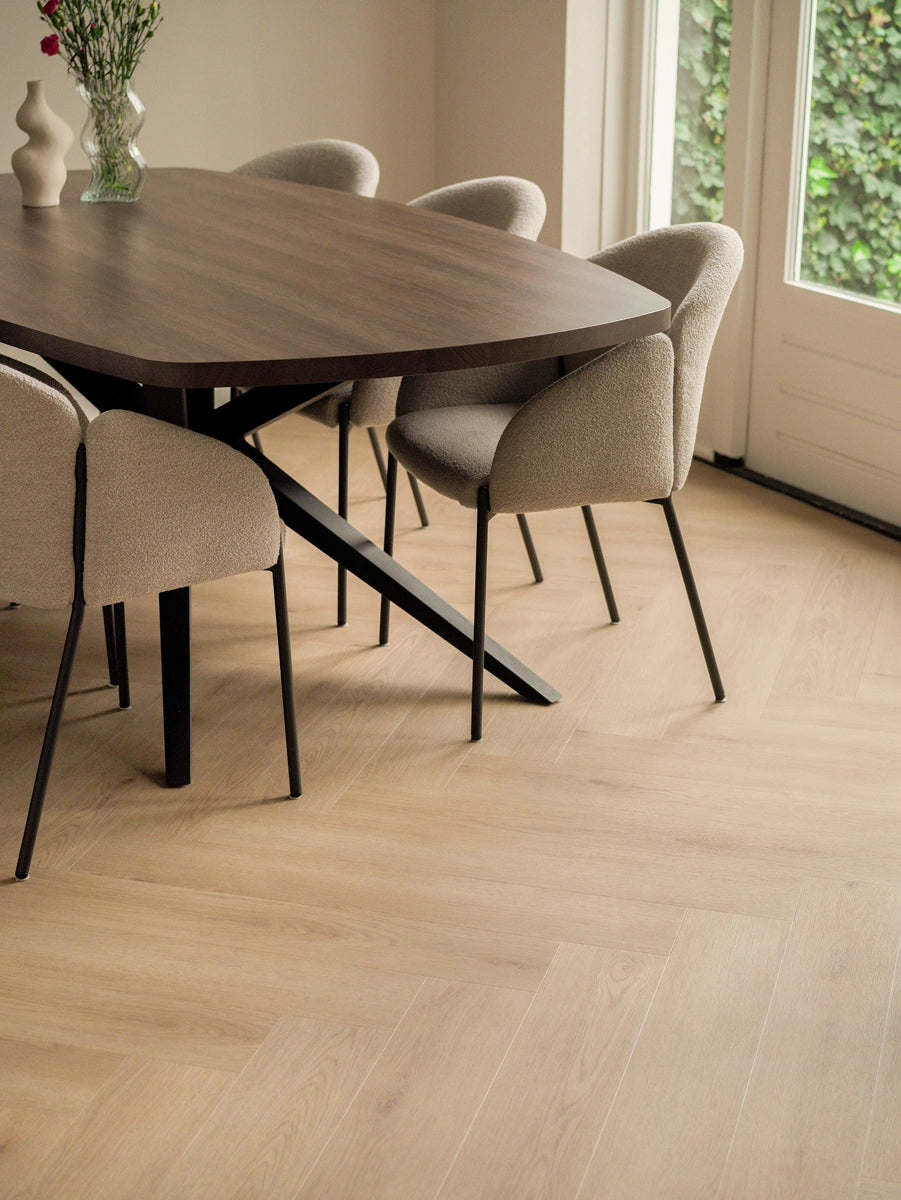 Floer Walvisgraat Click PVC - Bryde Bruin