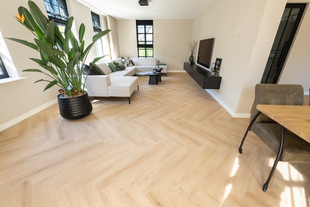 Floer Walvisgraat PVC - Cetus Crème