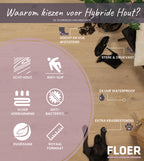 Floer Hybride Hout - Wit Eiken Subtiel