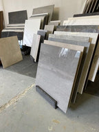 Dura Grey Hoogglans Tegel 60x60 cm sfeerbeeld