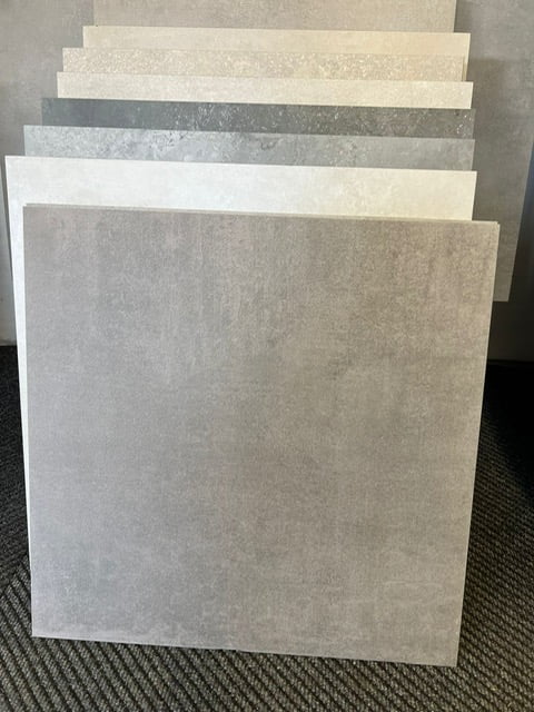 Actie keramische tegels 60x60 cm sfeerbeeld