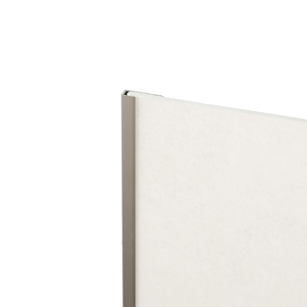 Start- en eindprofiel rvs pvc wand